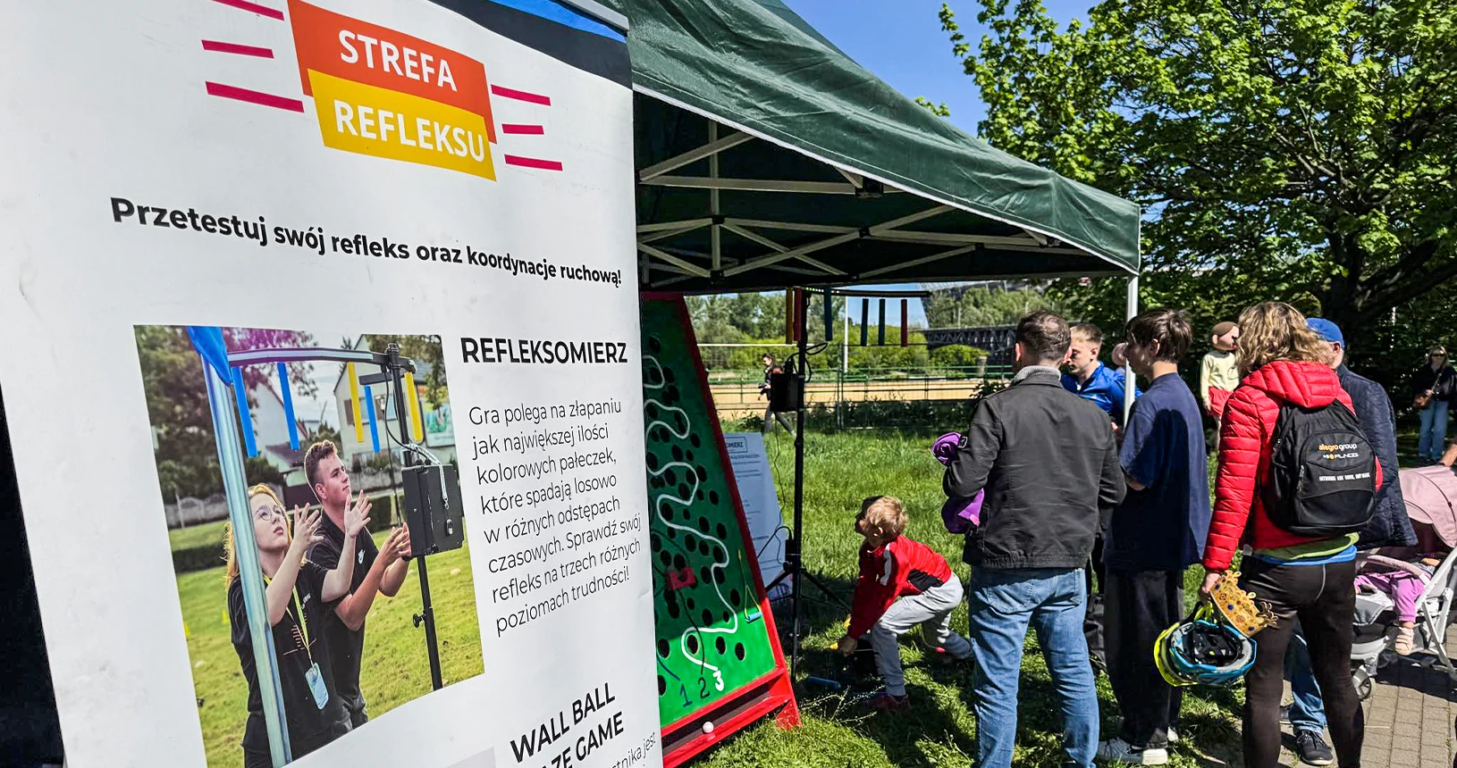 Test refleksu na event